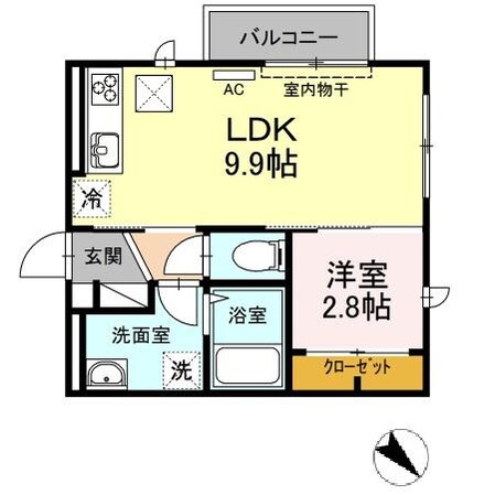 アベニーレ　Ⅱ棟の物件間取画像